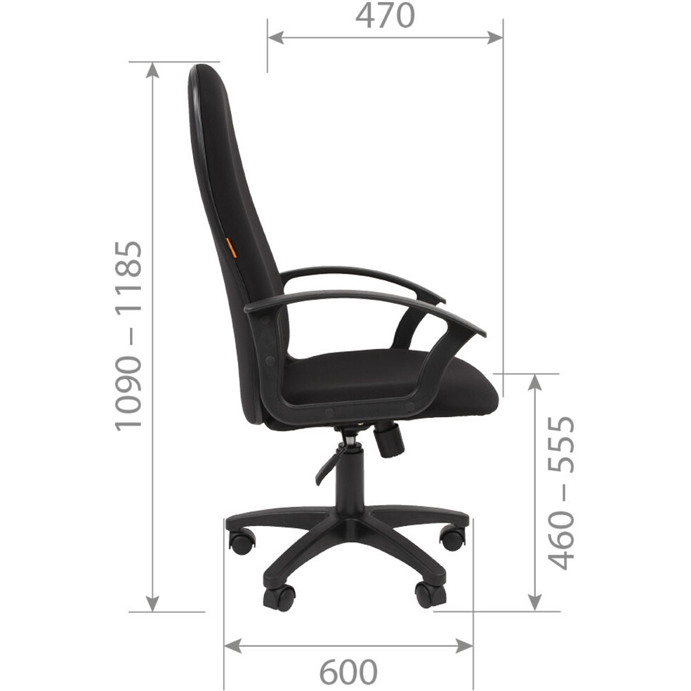 Офисное кресло Chairman 289 Black - 00-07131360 - фото 5