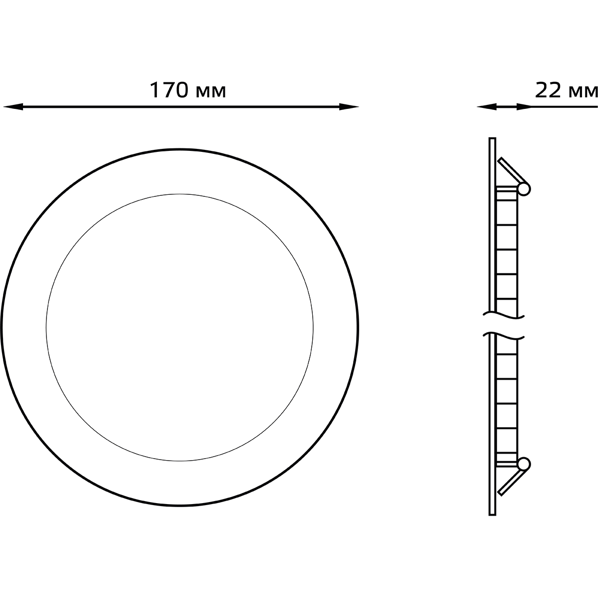 Светильник Gauss 939111312 - фото 3