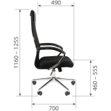 Офисное кресло Chairman 612 Black (00-07202690)