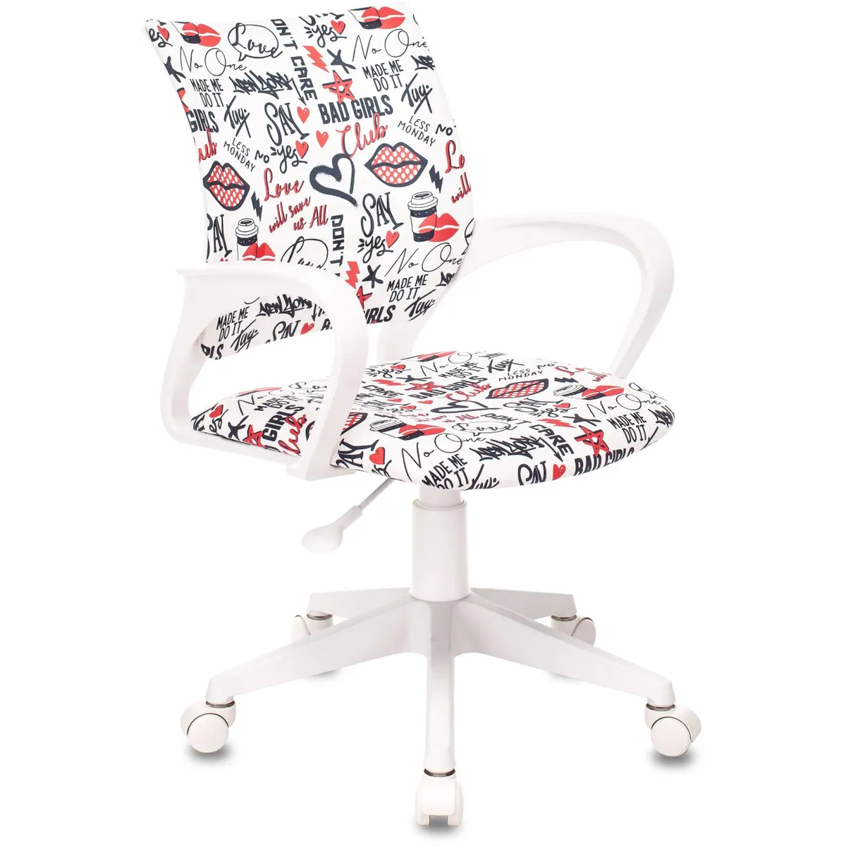 Детское кресло Бюрократ Burokids 1 W-Redlips - BUROKIDS 1 W-REDLIPS