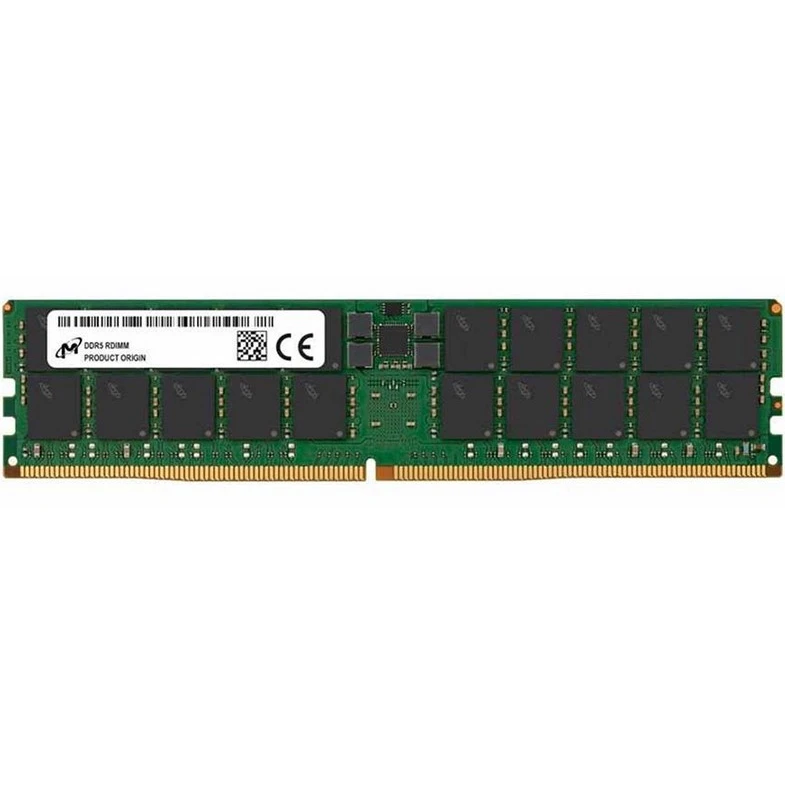 Оперативная память Micron Premier, DDR5, 64GB (1x64GB), 5600 MHz, CL46, с радиатором, для сервера, OEM