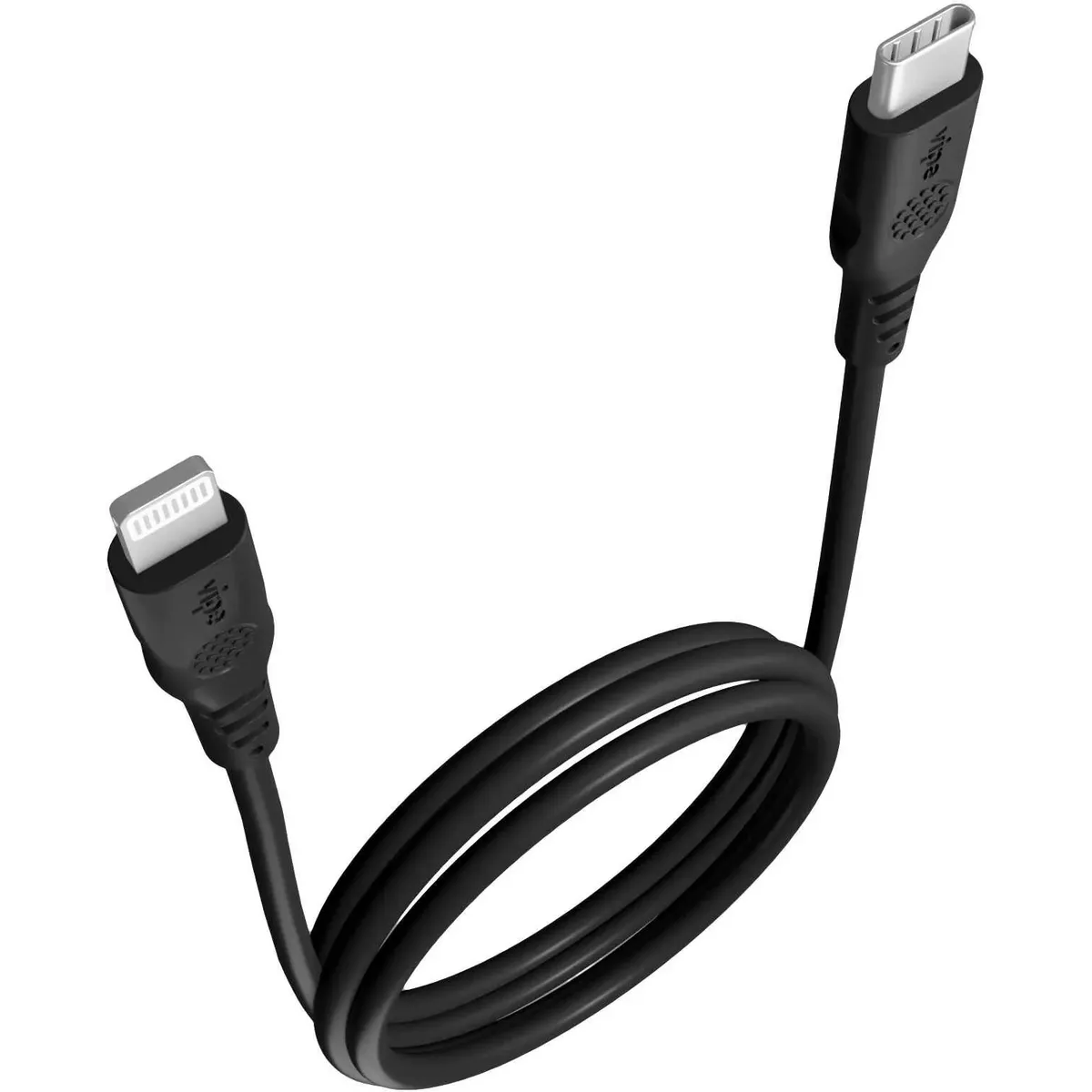 Кабель USB Type-C - Lightning, 1.2м, Vipe VPCBLMFICLIGHPVCBLK - фото 3