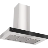 Вытяжка Elikor Агат 90Н-1000-Е4Д Stainless Steel/Black Glass (294502)