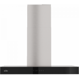 Вытяжка Elikor Агат 90Н-1000-Е4Д Stainless Steel/Black Glass (294502)