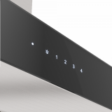 Вытяжка Elikor Агат 90Н-1000-Е4Д Stainless Steel/Black Glass (294502)