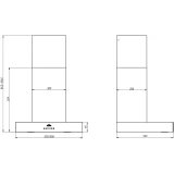 Вытяжка Elikor Агат 90Н-1000-Е4Д Stainless Steel/White Glass (294501)