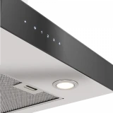 Вытяжка Elikor Агат 60Н-1000-Е4Д Stainless Steel/Black Glass (294500)