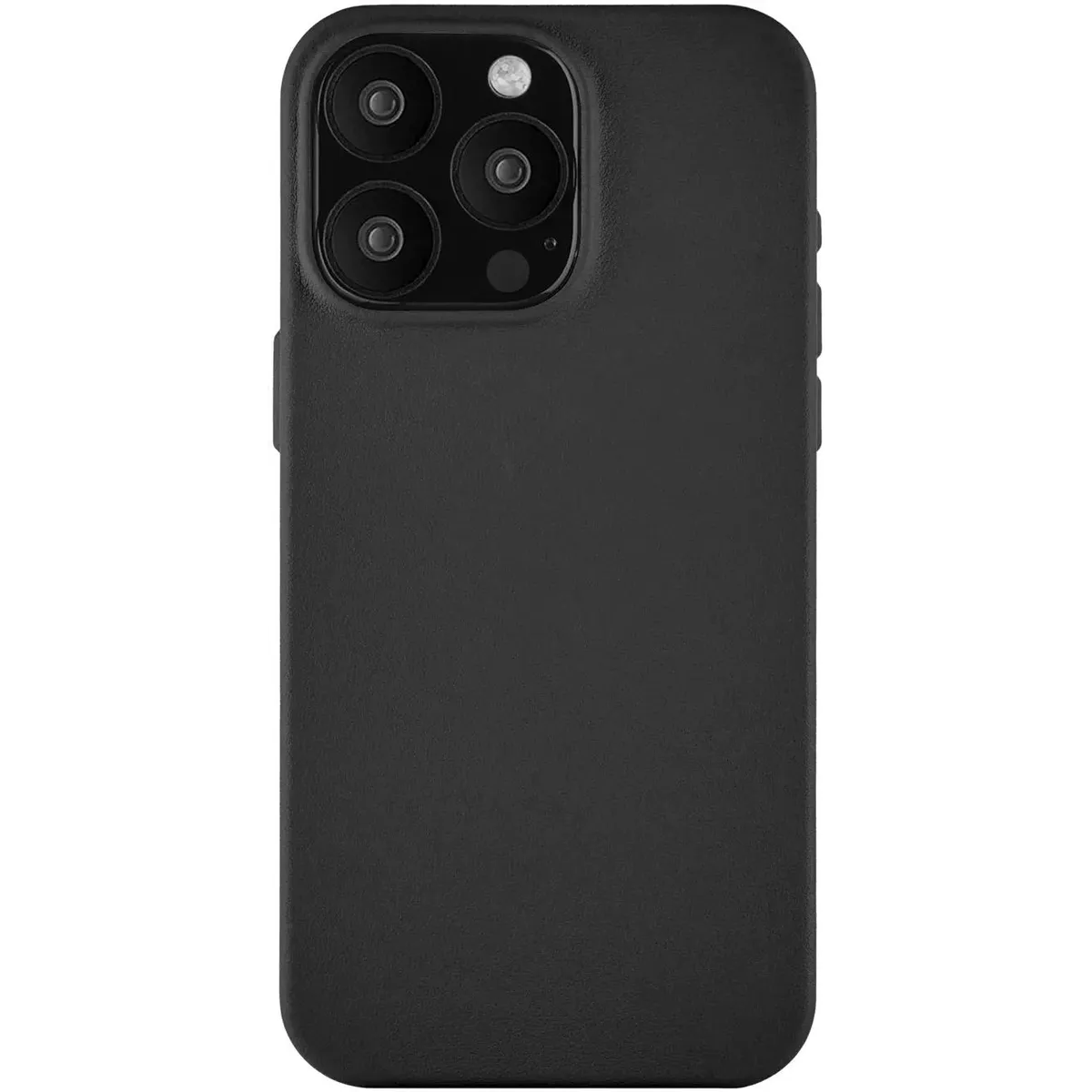 Чехол uBear iPhone 15 Pro Max Capital Leather Case Black - CS307BL67PCP-I23M