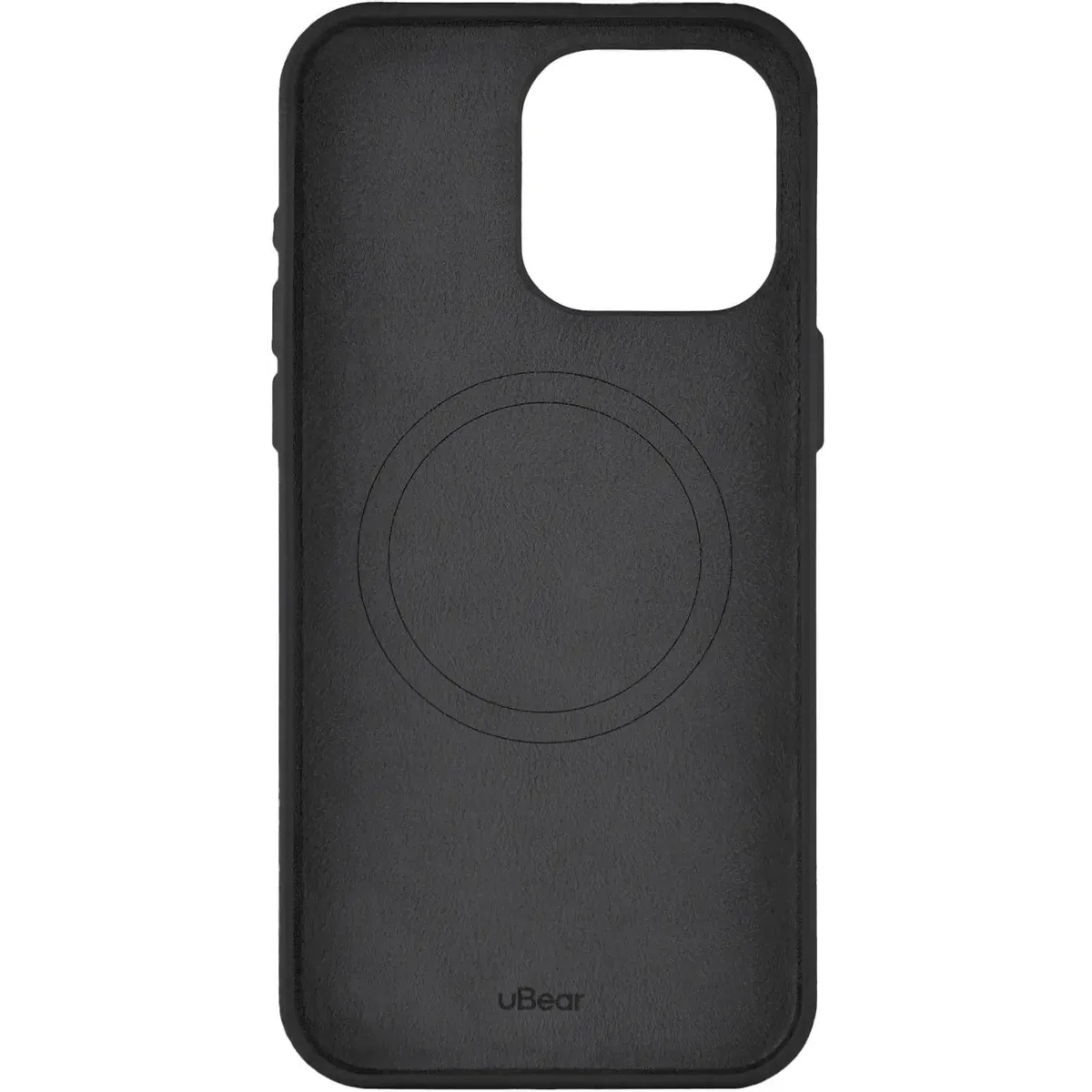 Чехол uBear iPhone 15 Pro Max Capital Leather Case Black - CS307BL67PCP-I23M - фото 2