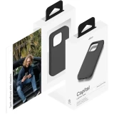 Чехол uBear iPhone 15 Pro Max Capital Leather Case Black (CS307BL67PCP-I23M)