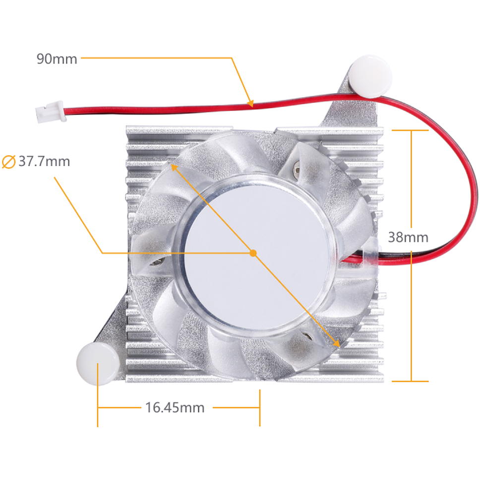 Кулер для одноплатного компьютера Orange Pi All-in-one Cooling Fan For 5 Plus - Cooling Fan OrangePi 5 Plus_v1.3.2 - фото 4