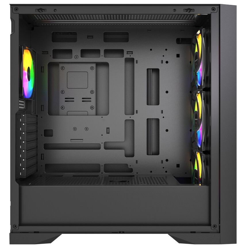 Корпус Powercase ByteFlow Pro CP ARGB Black - CH9CLPB-A4 - фото 5