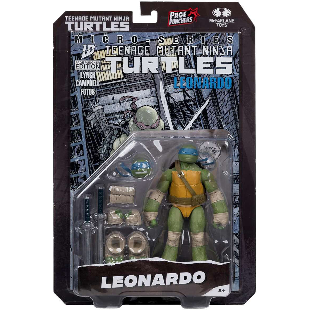 Фигурка McFarlane Toys TMNT Leonardo with Comic WaVe1 - 787926113372 - фото 4