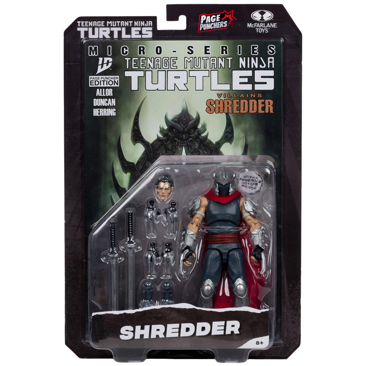 Фигурка McFarlane Toys TMNT Shredder with Comic WaVe1 - 787926113396 - фото 4