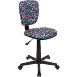 Детское кресло Бюрократ CH-204NX Pencil Blue (CH-204NX/PENCIL-BL)