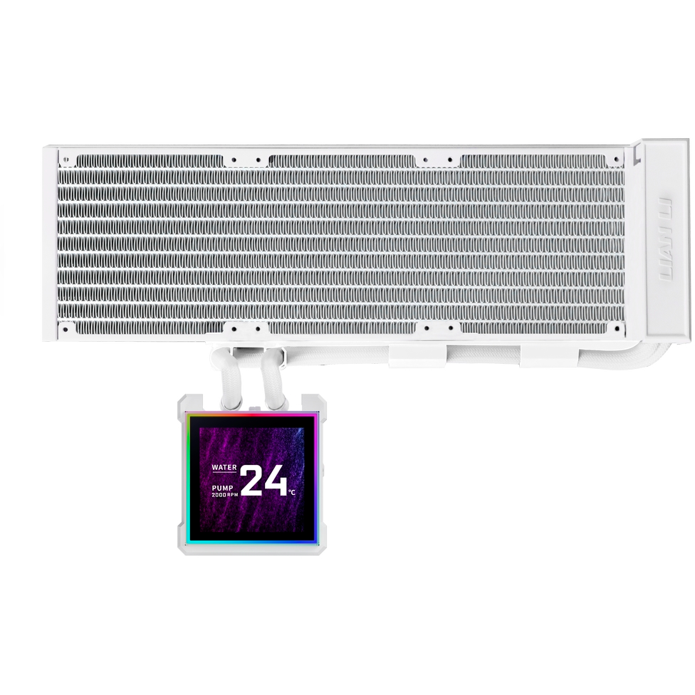 Система жидкостного охлаждения Lian Li HydroShift II LCD-S 360N White - G89.GHS2LCDS36NW.R0 - фото 2
