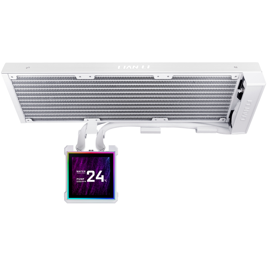 Система жидкостного охлаждения Lian Li HydroShift II LCD-S 360N White - G89.GHS2LCDS36NW.R0 - фото 4