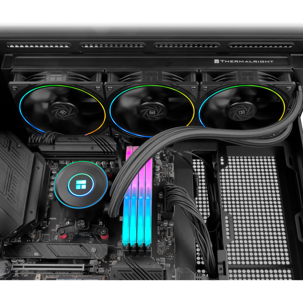 Система жидкостного охлаждения Thermalright Aqua Elite 360 ARGB Black V5 - TRAE360V5AB - фото 6