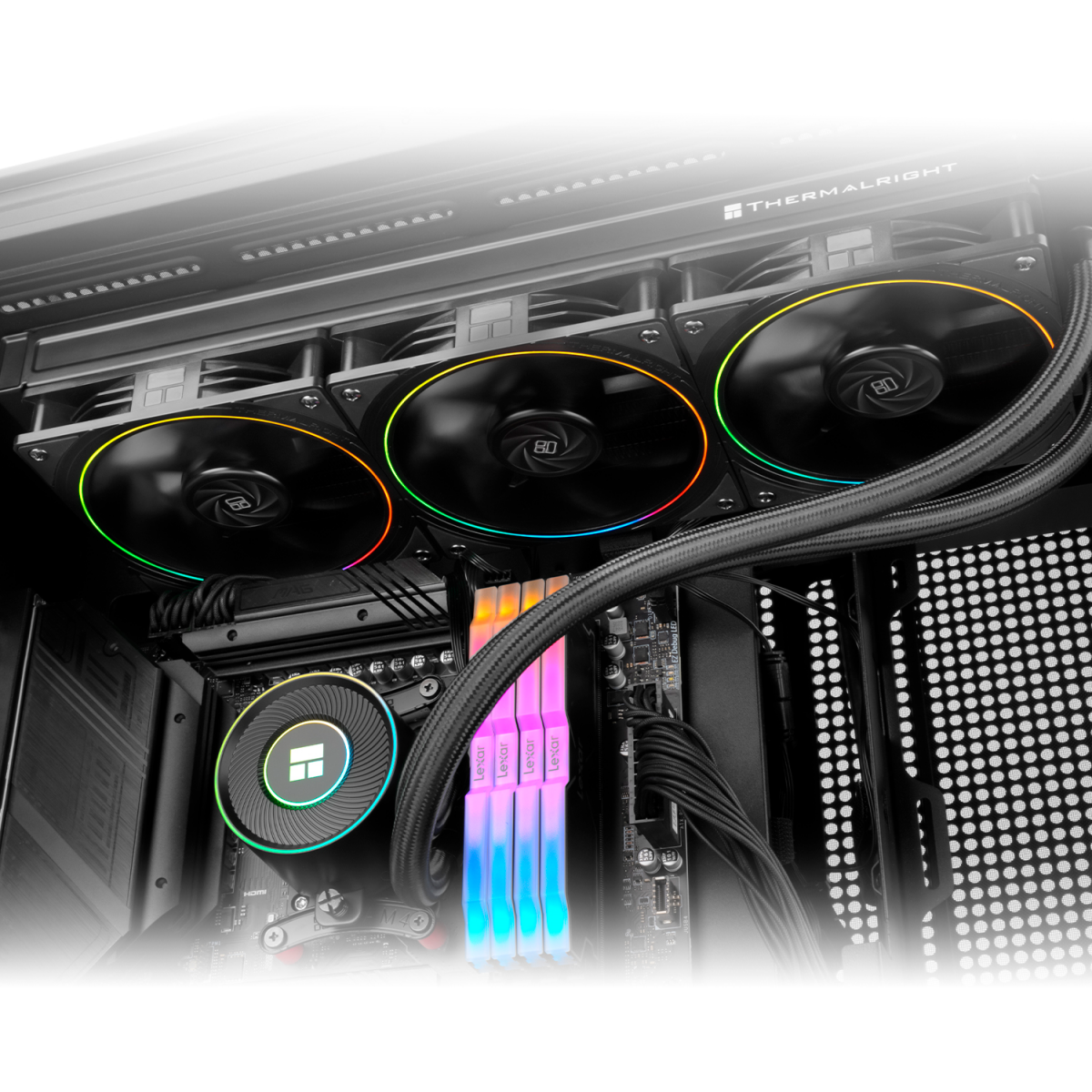 Система жидкостного охлаждения Thermalright Aqua Elite 360 ARGB Black V5 - TRAE360V5AB - фото 8