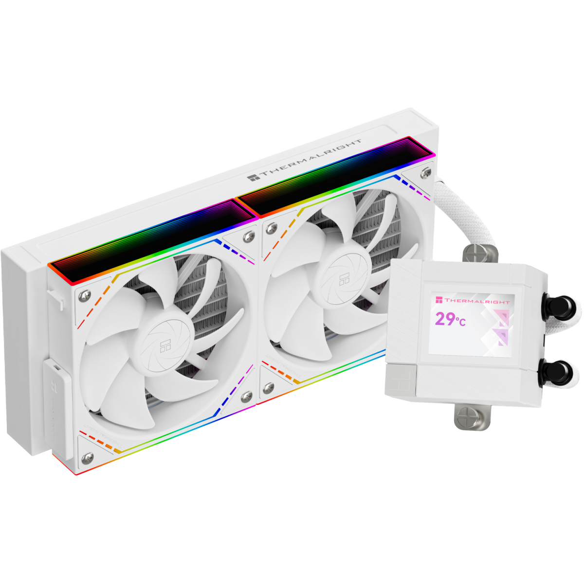 Система жидкостного охлаждения Thermalright Core Matrix 240 Vision ARGB White - TRAE360V5AB