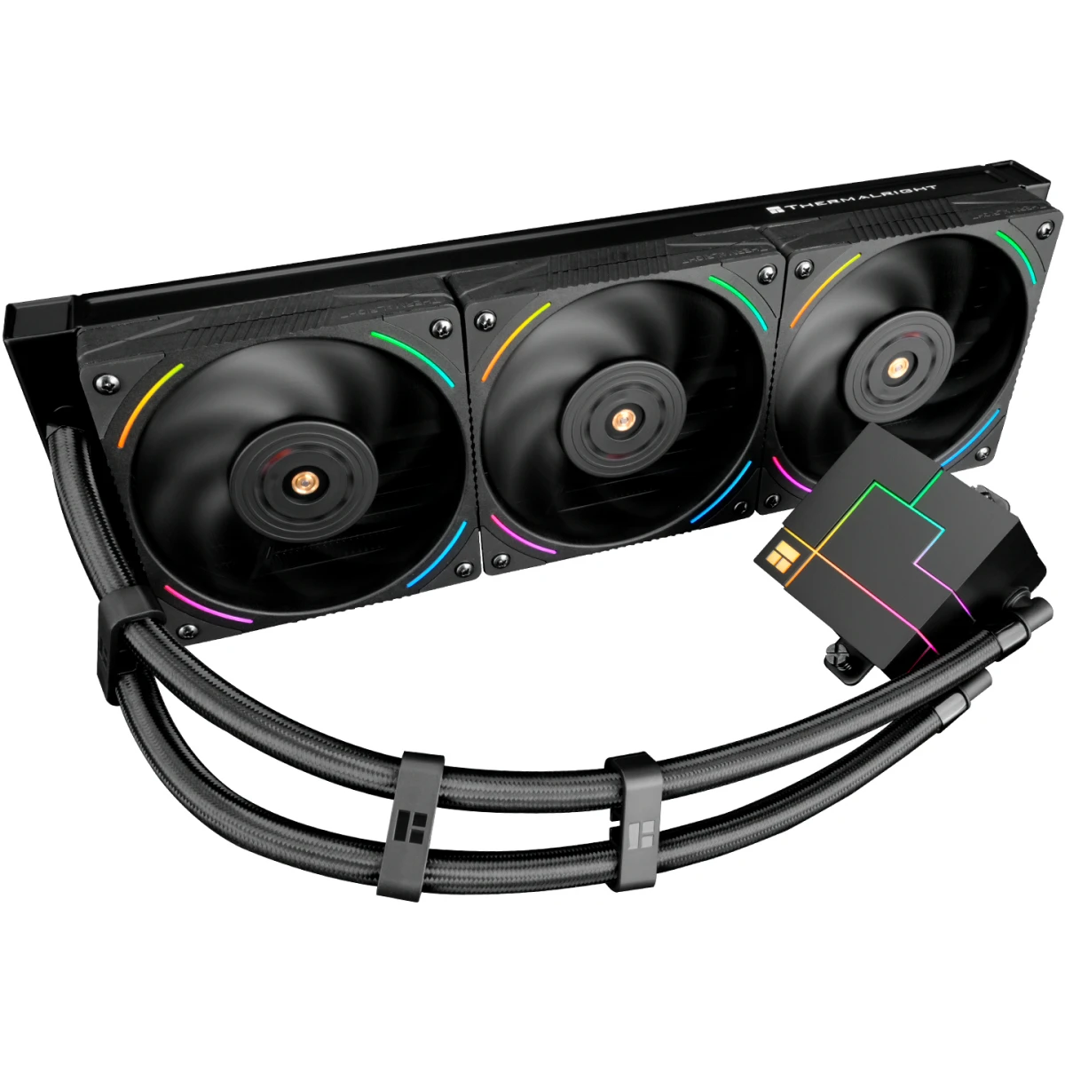 Система жидкостного охлаждения Thermalright Core Matrix 360 ARGB Black V3 - C-MATRIX-360-BL-V3 - фото 2