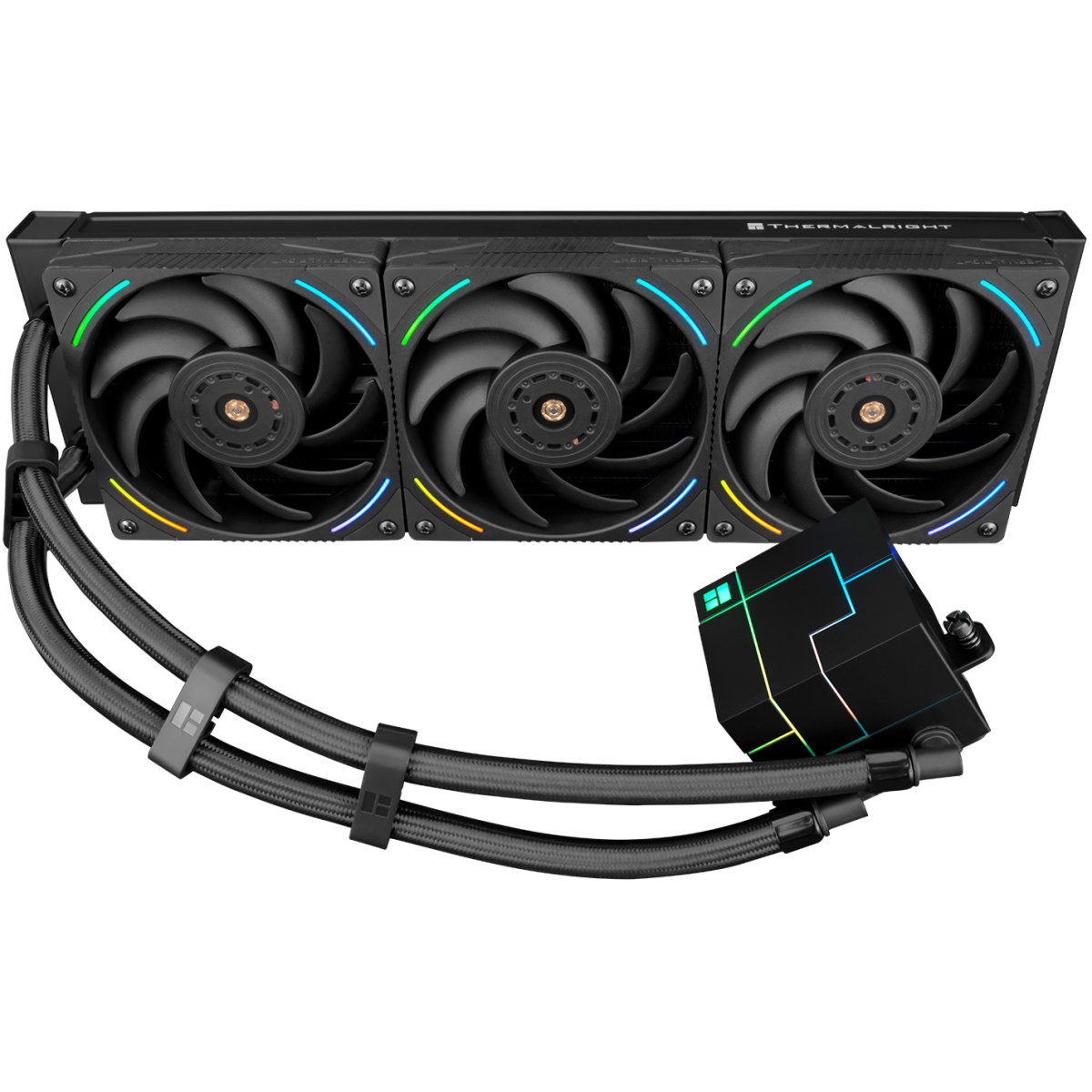 Система жидкостного охлаждения Thermalright Core Matrix 360 ARGB Black V3 - C-MATRIX-360-BL-V3 - фото 4