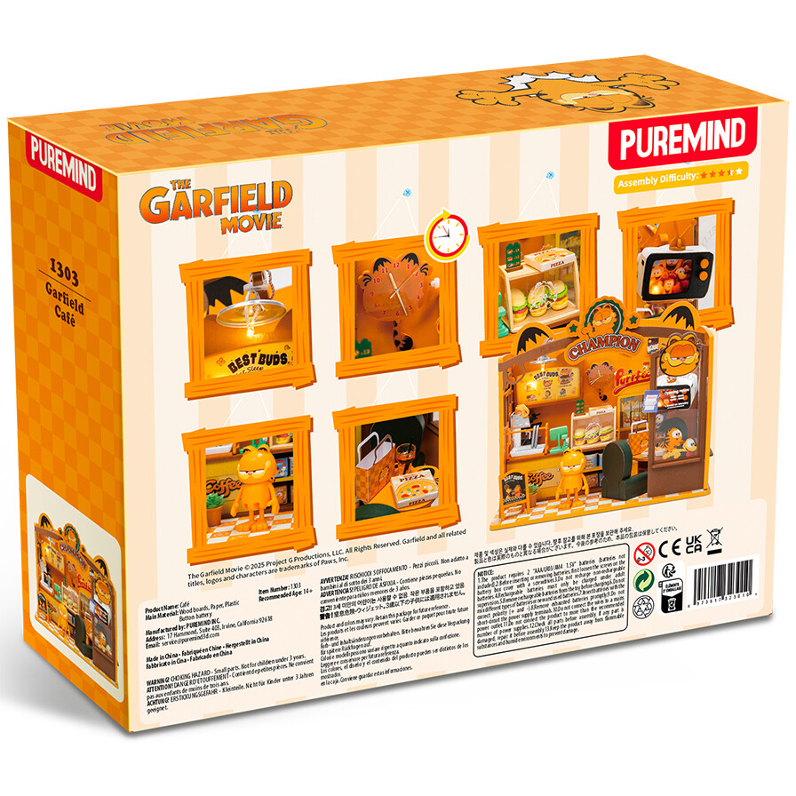 Фигурка Puremind Garfield Cafe - 6973817323010 - фото 4