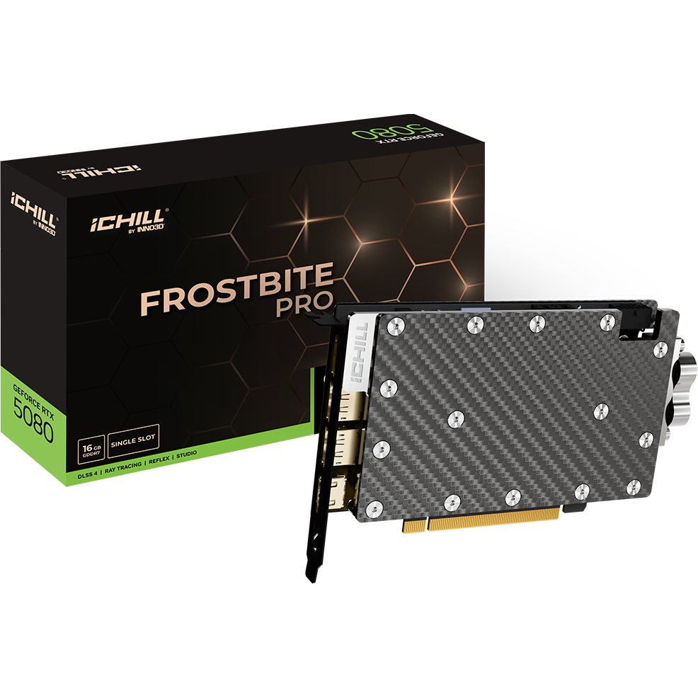 Видеокарта NVIDIA GeForce RTX 5080 INNO3D iChill Frosbite PRO 16Gb (C50803-16D7X-1760FBP) - фото 5