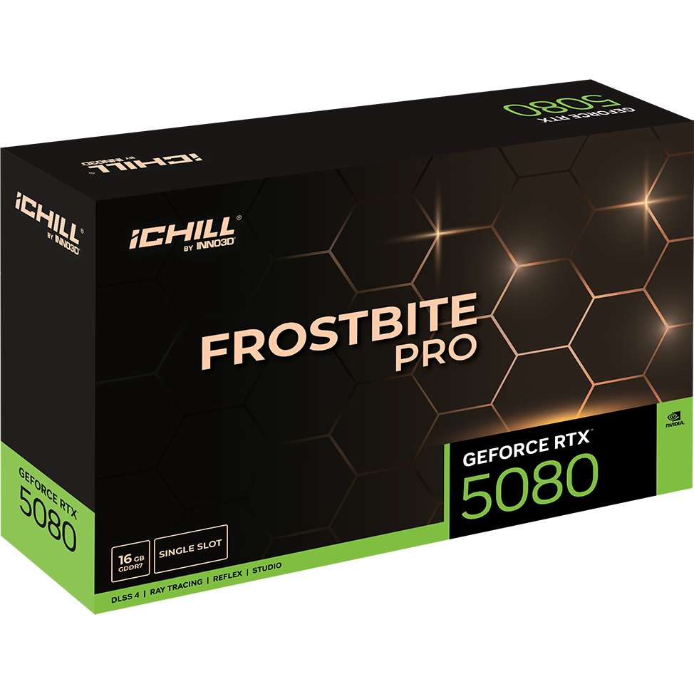 Видеокарта NVIDIA GeForce RTX 5080 INNO3D iChill Frosbite PRO 16Gb (C50803-16D7X-1760FBP) - фото 6