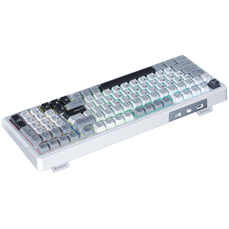 Клавиатура AULA F99 Grey/White/Dark Grey (Reaper Switches) - фото 2