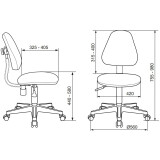 Детское кресло Бюрократ KD-4 Blue Cosmo (KD-4/COSMO)