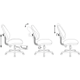 Детское кресло Бюрократ KD-4 Orange (KD-4/TW-96-1)