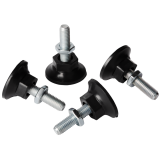 Опоры регулируемые NETLAN EC-LT4-NT, 4 шт.