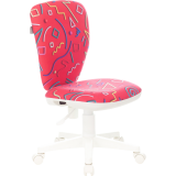 Детское кресло Бюрократ KD-W10 Pink Sticks (KD-W10/STICK-PINK)