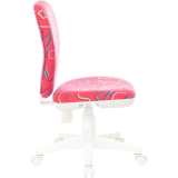 Детское кресло Бюрократ KD-W10 Pink Sticks (KD-W10/STICK-PINK)