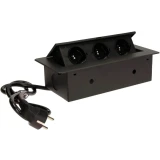 Сетевой разветвитель PREMIER 3R Horizontal Black, 1.8м (PX/BL-HOR-3R-BLK)