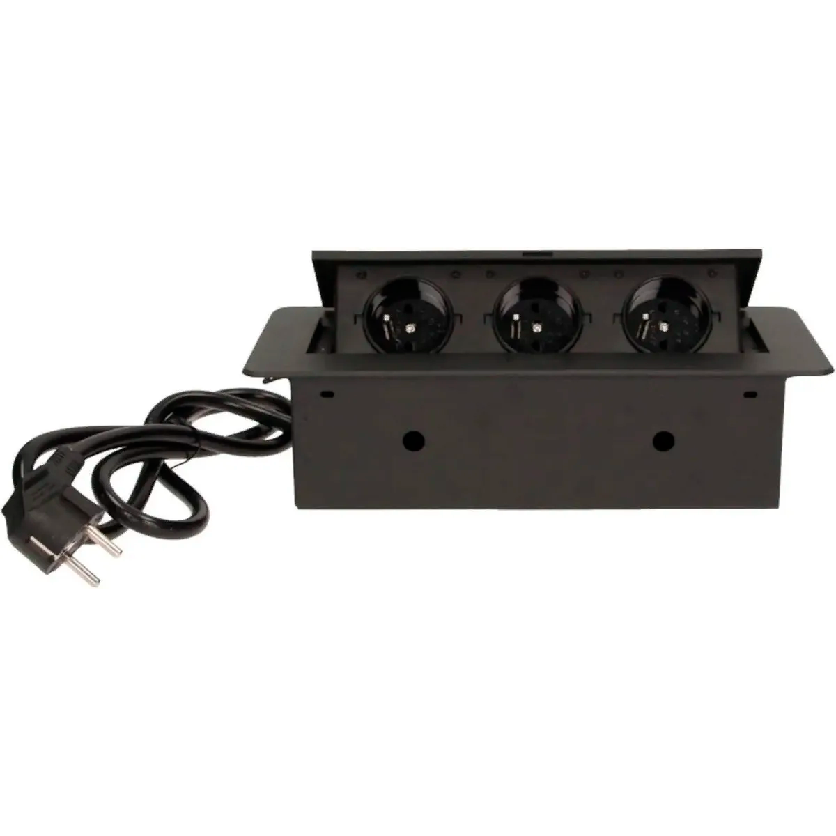 Сетевой разветвитель PREMIER 3R Horizontal Black, 1.8м - PX/BL-HOR-3R-BLK - фото 4