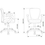 Детское кресло Бюрократ KD-W10AXSN Blue (KD-W10AXSN/26-21)