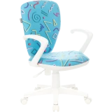 Детское кресло Бюрократ KD-W10AXSN Blue Sticks (KD-W10AXSN/STICK-BL)