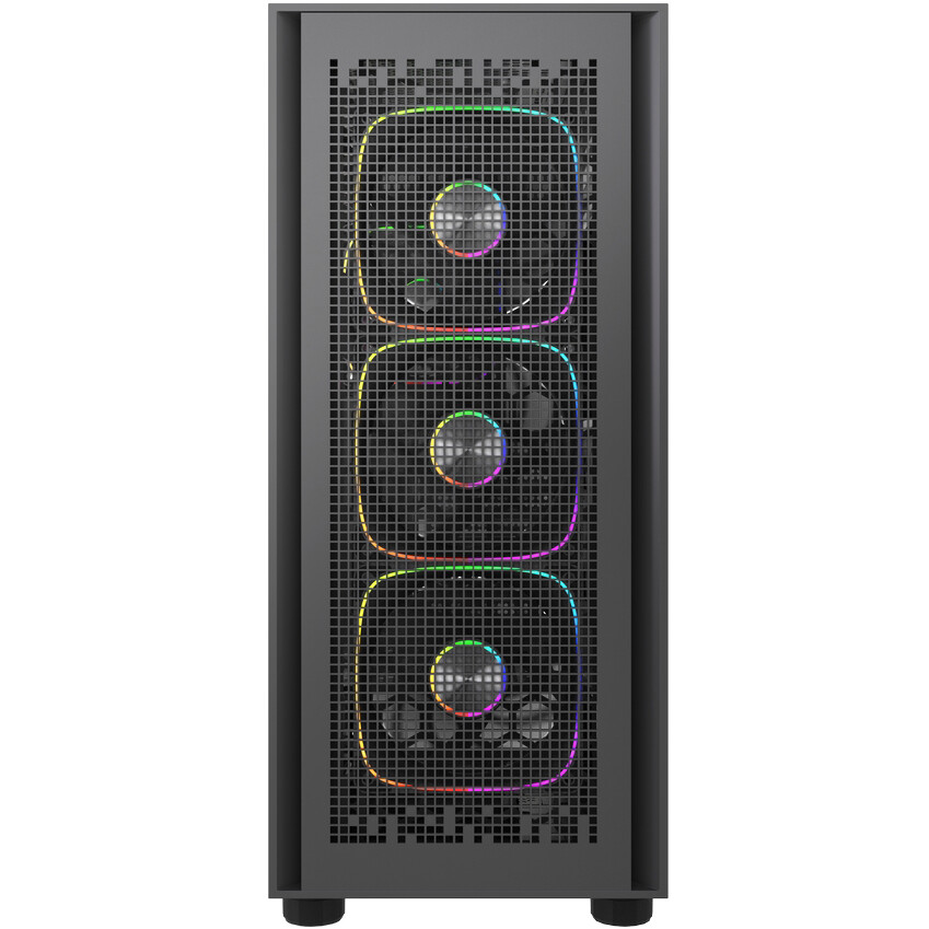 Корпус Powercase ByteFlow Black V2 - CBFB-A4-V2 - фото 2