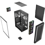 Корпус Powercase ByteFlow Black V2 (CBFB-A4-V2)