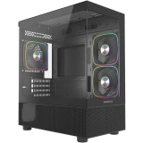 Корпус Powercase Vision Micro M2 ARGB Black (CVMBM2-A3)