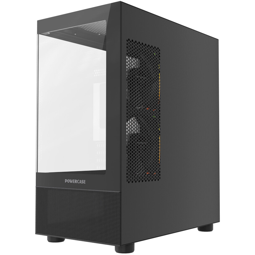 Корпус Powercase Vision Micro M2 ARGB Black - CVMBM2-A3 - фото 3
