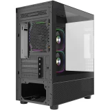 Корпус Powercase Vision Micro M2 ARGB Black (CVMBM2-A3)