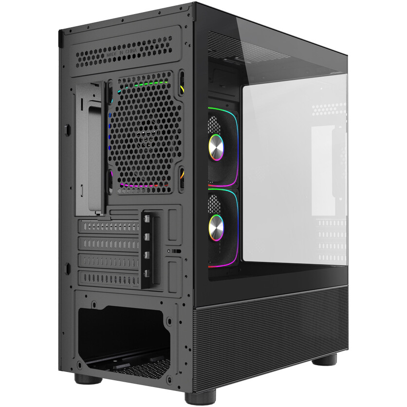 Корпус Powercase Vision Micro M2 ARGB Black - CVMBM2-A3 - фото 5