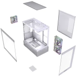 Корпус Powercase Vision Micro M2 ARGB White (CVMWM2-A3)