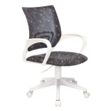 Детское кресло Бюрократ KD-W4 White/Blue (KD-W4/NAVY-RACE)