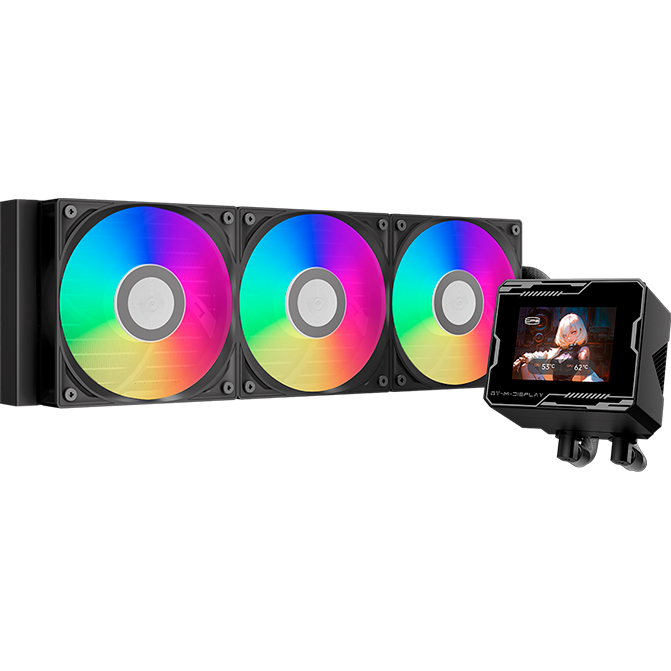 Система жидкостного охлаждения PCcooler GT360M ARGB Display Black - GT360M ARGB Display BK - фото 2