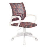 Детское кресло Бюрократ KD-W4 White/Red (KD-W4/CRYSTAL-R)