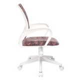 Детское кресло Бюрократ KD-W4 White/Red (KD-W4/CRYSTAL-R)